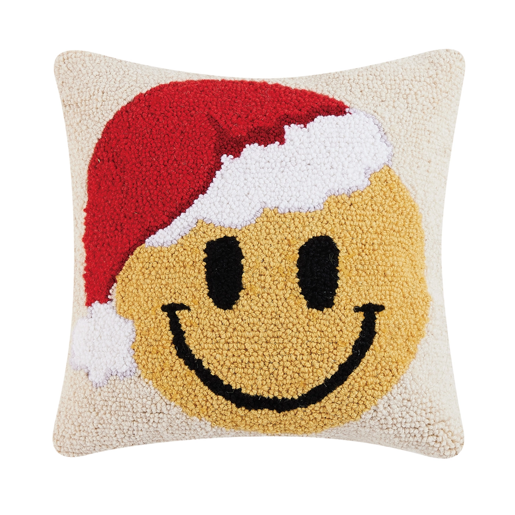 Smiley Santa Pillow
