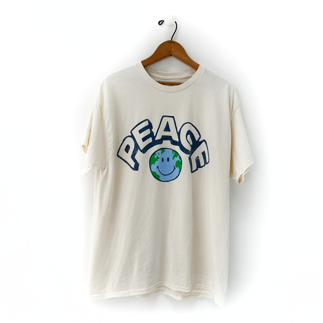 Peace Earth Smiley Unisex T-Shirt