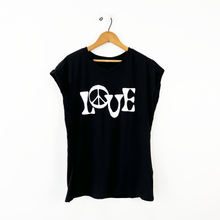 Load image into Gallery viewer, Puffy Love and Peace T-Shirt
