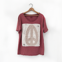 Load image into Gallery viewer, Distressed Peace T-Shirt
