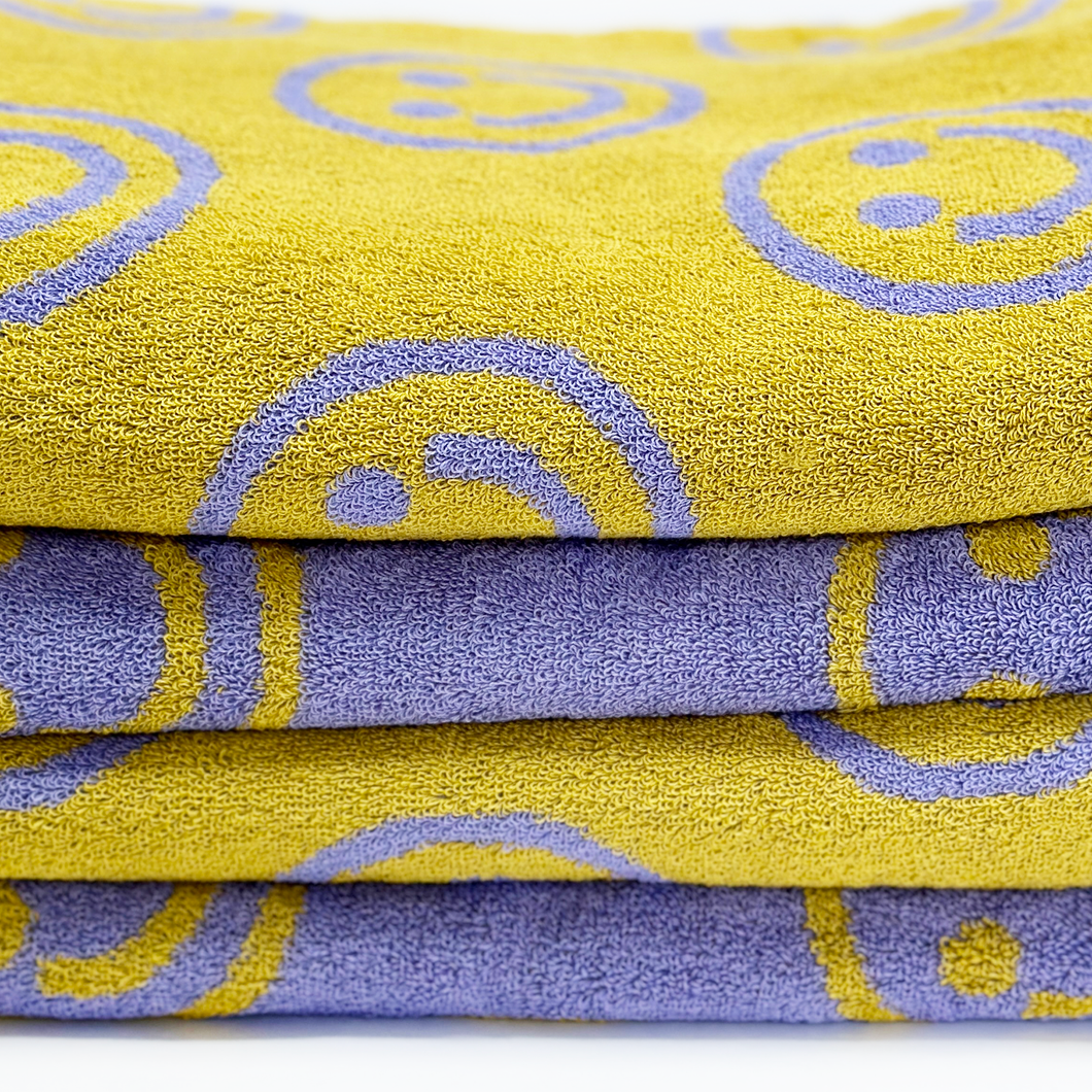 Reversible Smiley Towels