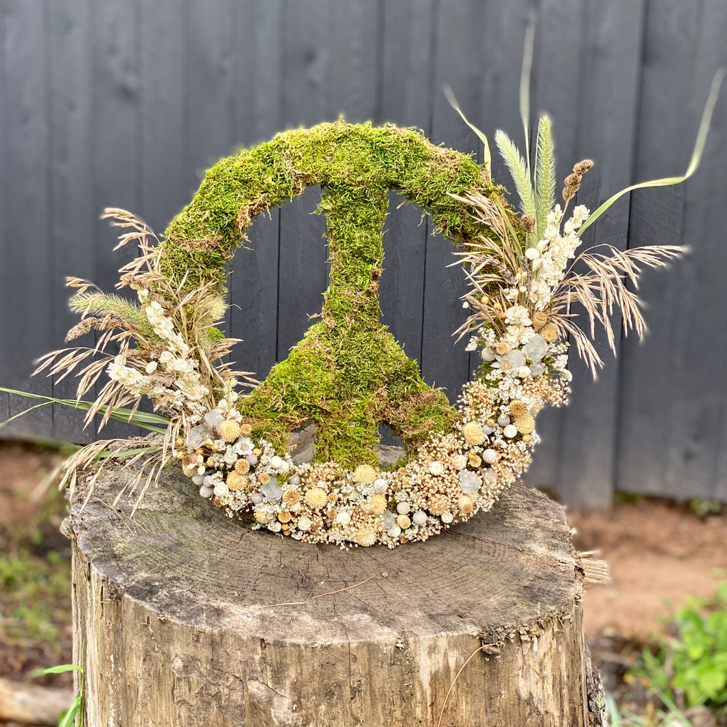 Preserved Peace Wreath