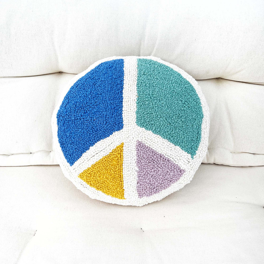 Round Peace Pillow