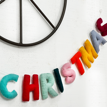 Load image into Gallery viewer, Merry Christmas Felt Letter Garland
