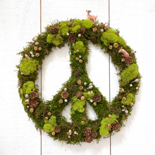 Load image into Gallery viewer, Woodland Peace Wreath - 15&quot;
