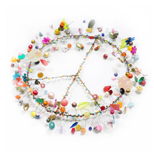 Load image into Gallery viewer, Beaded Peace Sign
