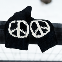 Load image into Gallery viewer, Knit Peace Fingerless Gloves
