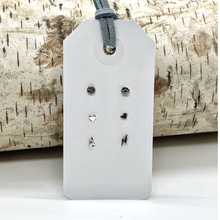 Load image into Gallery viewer, Peace, Love and Positive Energy Mini Studs
