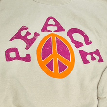 Load image into Gallery viewer, Distressed Peace Sweatshirt
